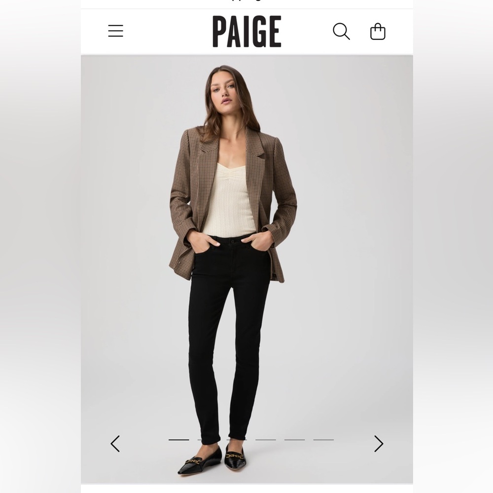 PAIGE Hoxton Skinny Jean in Black